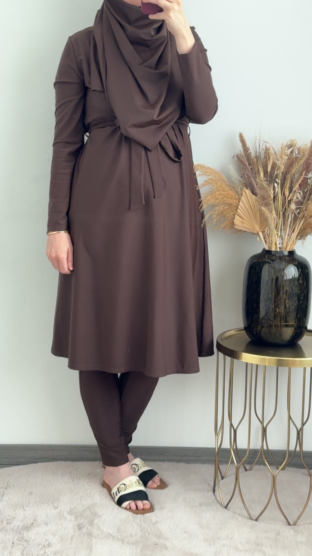 Burkini niya donkerbruin