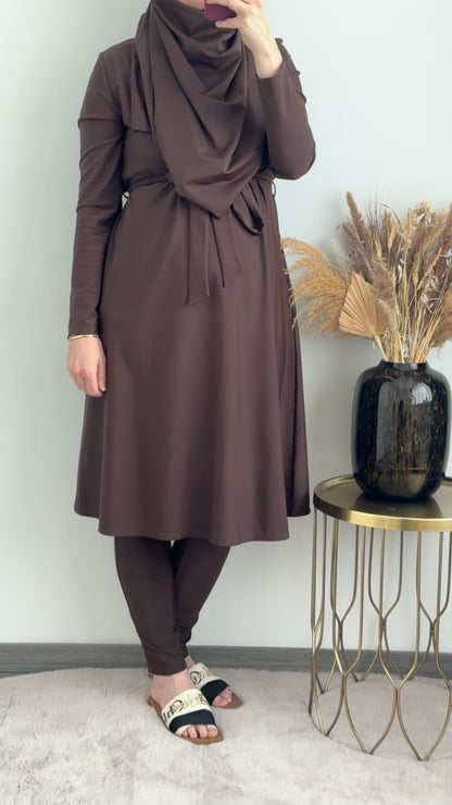 Burkini niya donkerbruin