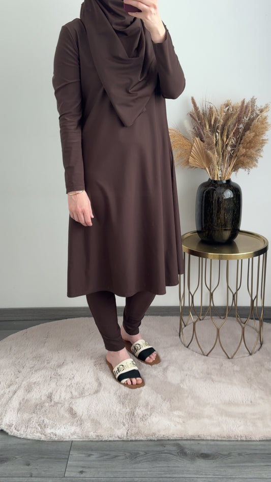 Burkini niya donkerbruin