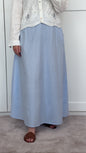 Light blue skirt