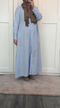 Blue maxi dress/blouse