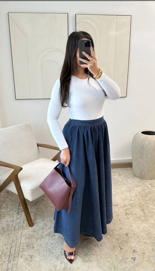 Jeans skirt blue