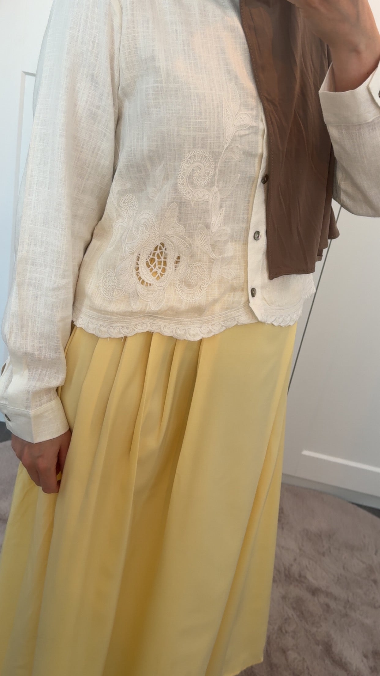 Yellow skirt