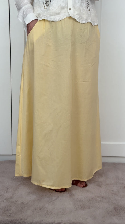 Yellow skirt