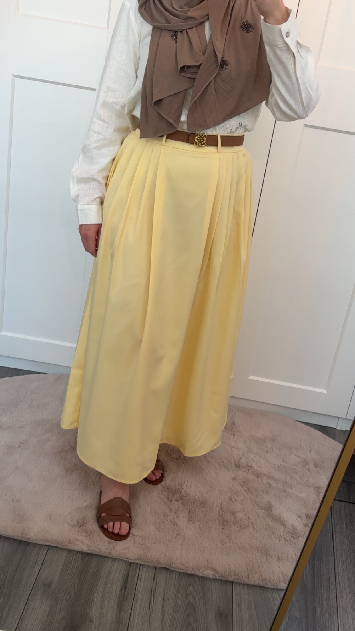 Yellow skirt