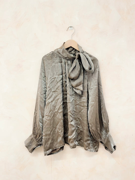 Taupe blouse