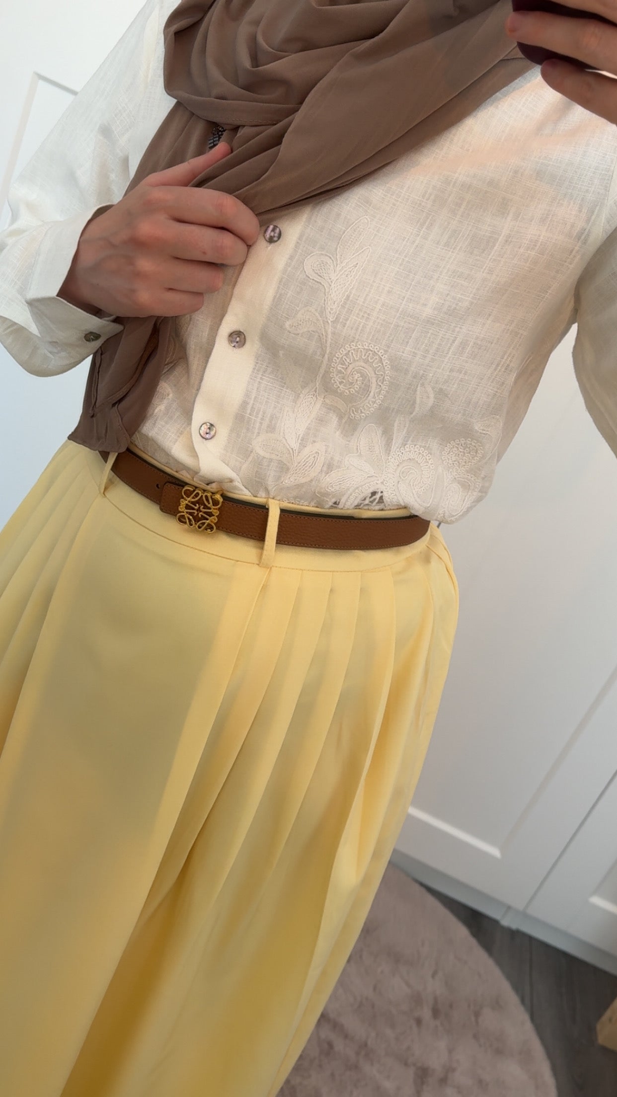 Yellow skirt