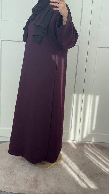 Overszised dress bordeaux