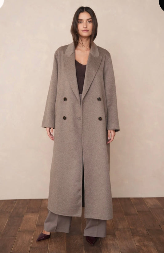 Aya mantel taupe