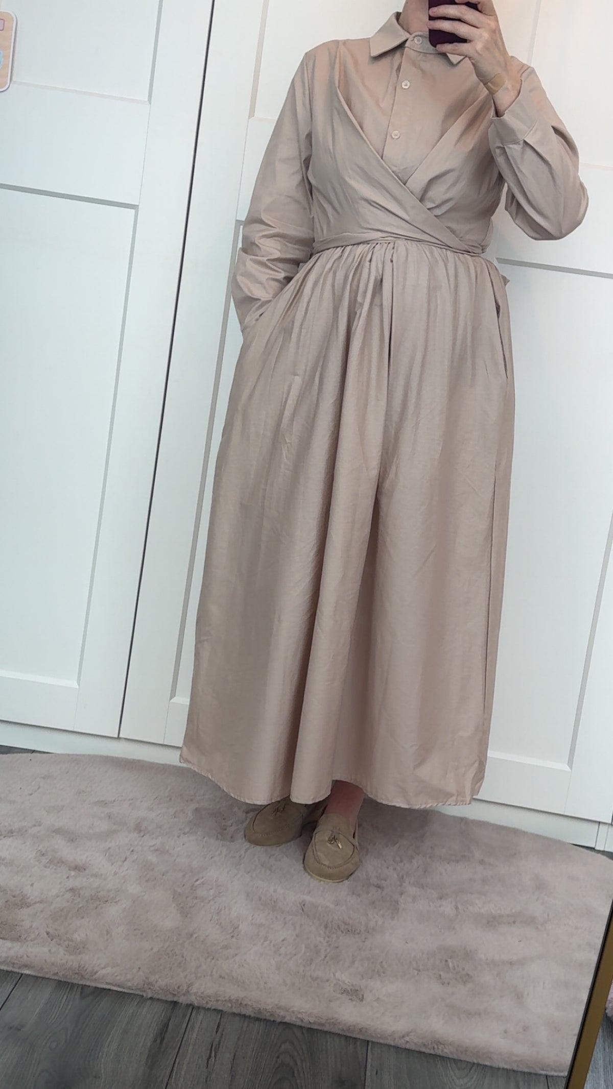 Nude dress