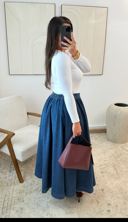 Jeans skirt blue