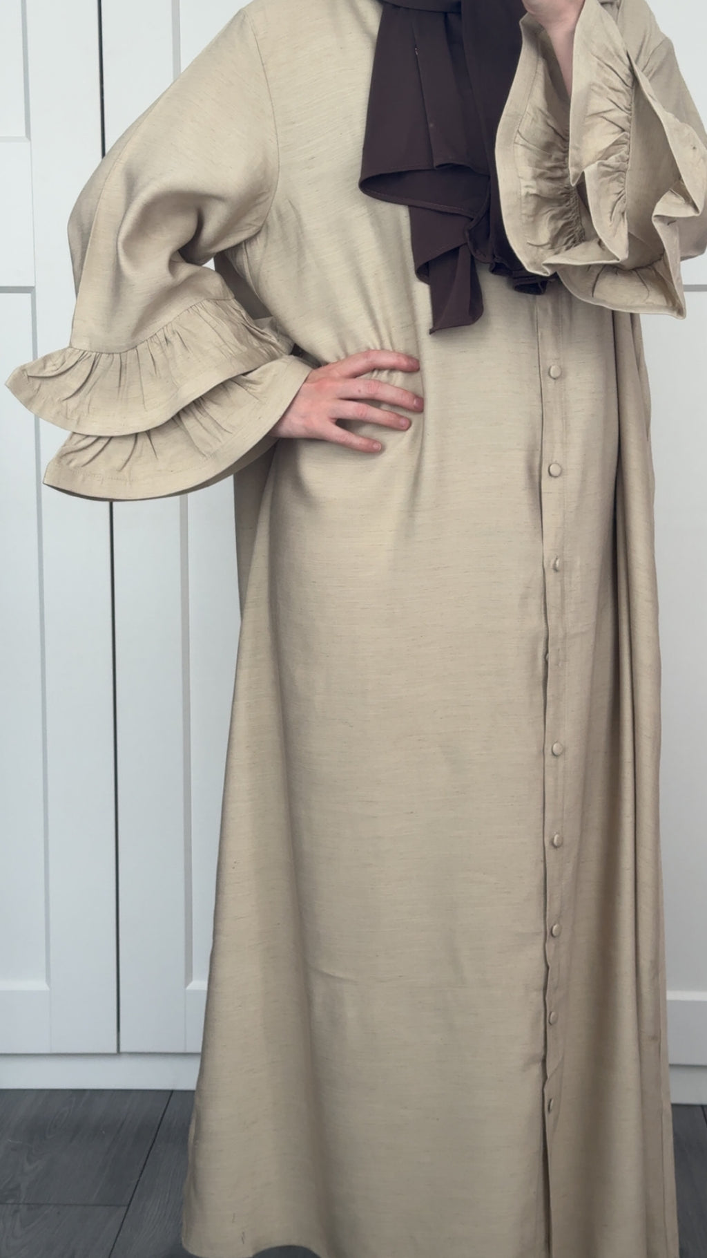 Lina dress taupe