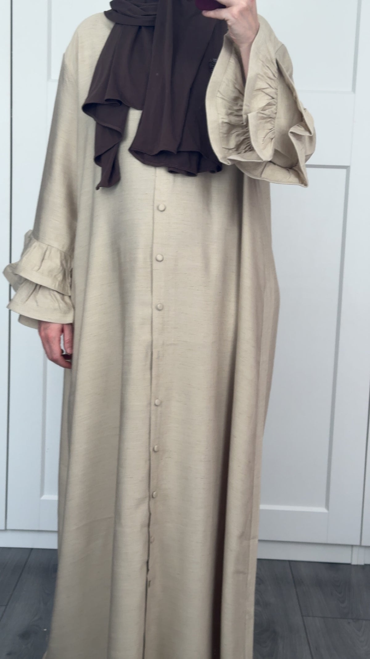 Lina dress taupe