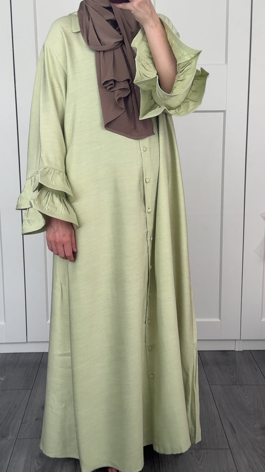 Lina dress limegreen